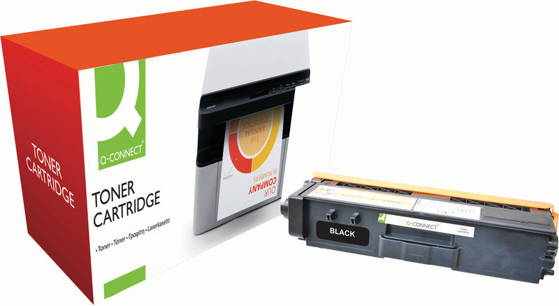Q-Connect – Toner TN-328BK – schwarz, 6000 Seiten – für Mono-Laserdrucker/Multifunktionsgeräte