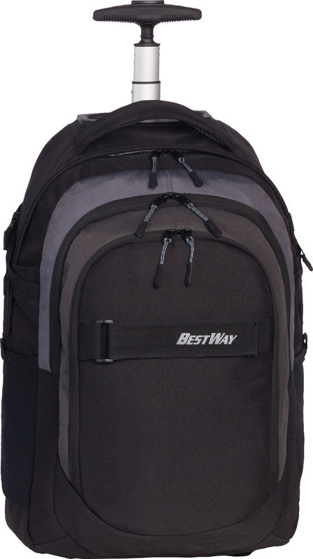 Bestway Notebook-Trolley – 21 l, für Notebooks bis 15", Weichschale, schwarz/mittelgrau, 31 × 51 × 21 cm