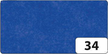Folia Seidenpapier satiniert – Dunkelblau – 50 × 70 cm, 13 Bogen, zum Basteln