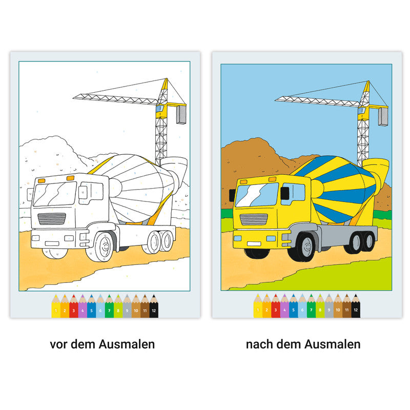 Ravensburger Malen nach Zahlen Malbuch, Karton, 21 × 29,5 cm, Mehrfarbig, ab 5 Jahren