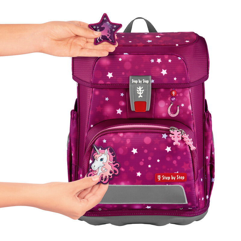 Step by Step Schulrucksack-Set Cloud – 5-teilig – Sweet Unicorn Nuala – Recycelte Materialien