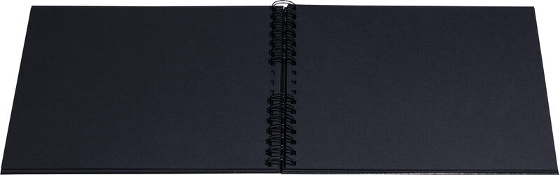 Exacompta Fotoalbum – schwarz, Spiralbindung, Karton, 320 × 220 mm