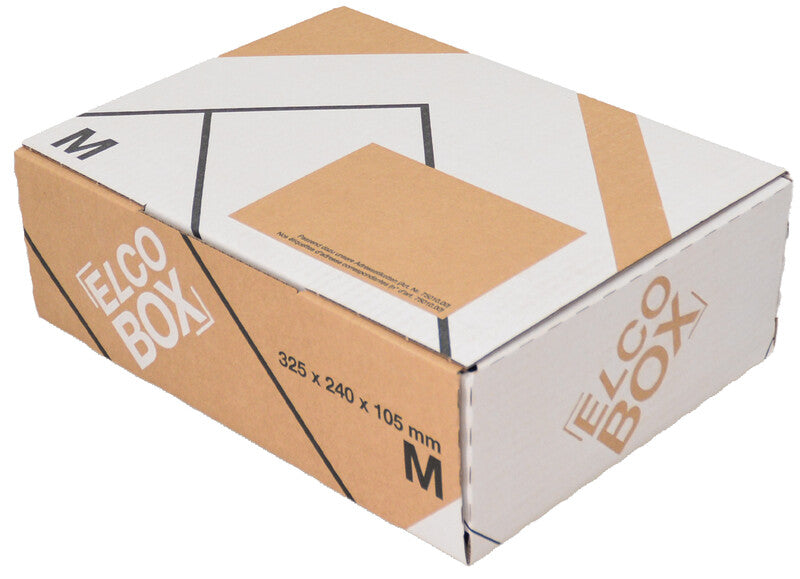 Elco Versandbox Umzugsbox, braun – 340 × 255 × 115 mm