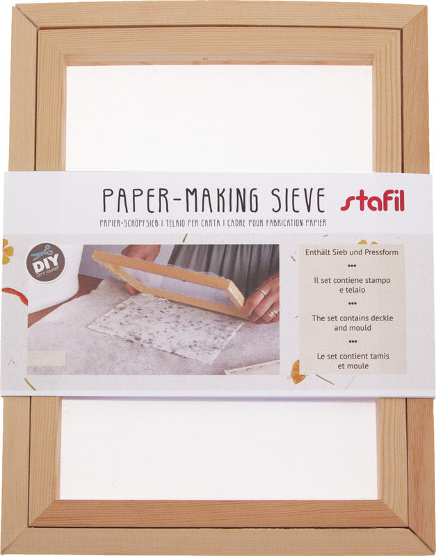 Stafil Papierschöpfrahmen – Braun – für Format A5