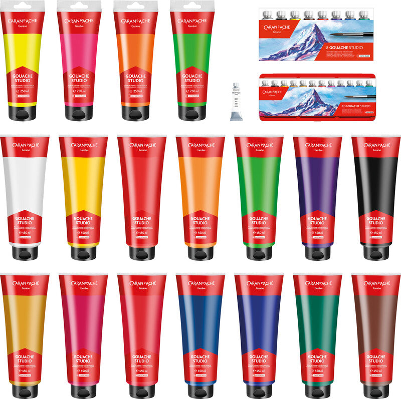 Caran d-Ache Caran d'Ache – Gouache – Violett, 450 ml