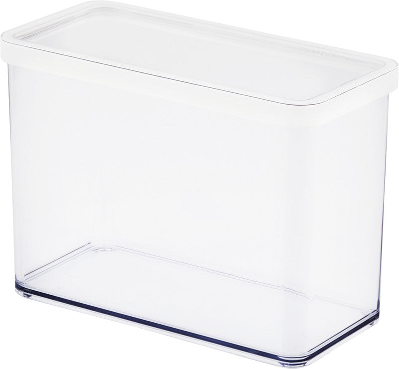 Rotho Vorratsdose Loft – 2,1 l – rechteckig – 20 × 14,2 × 10 cm – Kunststoff – transparent
