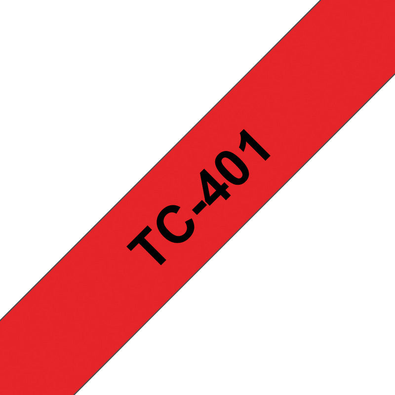 Brother Schriftband – 12 mm × 7,7 m, rot, schwarz