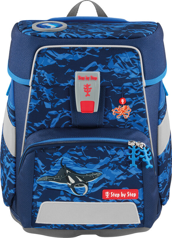 Step by Step Schulrucksack-Set SPACE – 5-teilig – Manta Rio – recycelte Materialien