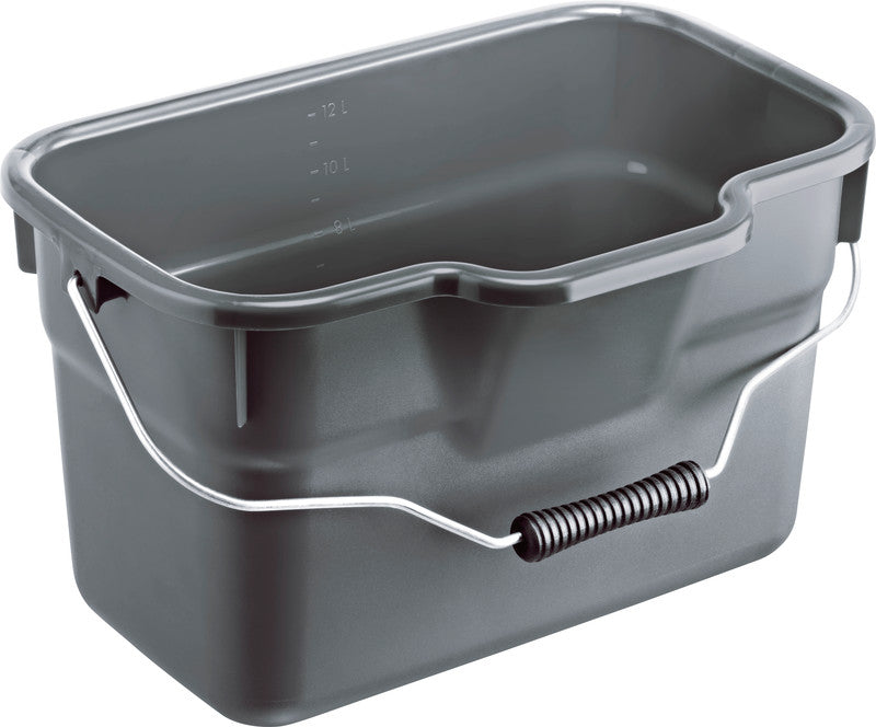 Rotho Putzeimer – 12000 ml, anthrazit, für handelsübliche Bodenreinigungssysteme