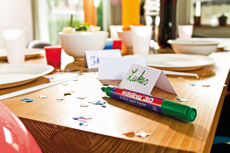 Edding Papiermarker für Permanentmarker – Grün