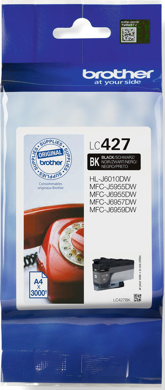 Brother Tintenpatrone, schwarz – für Inkjetdrucker/Multifunktionsgeräte