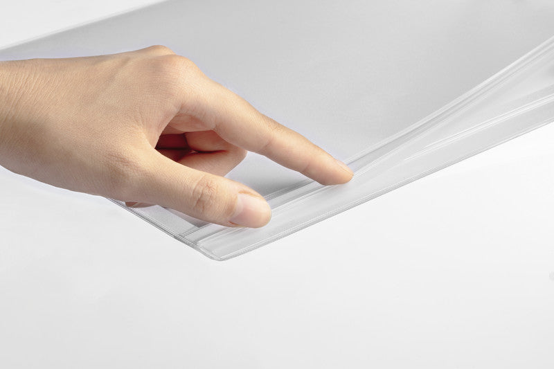 Durable Magnetleiste – 297 × 420 mm, transparent, wiederverwendbar, für A3