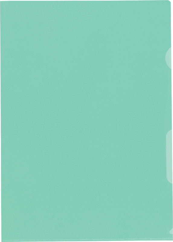 Kolma Sichtmappe A4 – Grün, Kunststoff, Glatt, 150 µm, 100er-Pack
