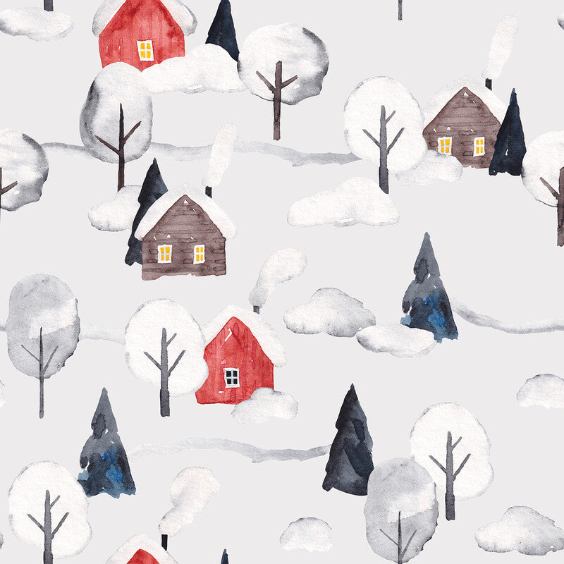 Fasana Servietten Winter Wonderland – 24 × 24 cm – 3-lagig, Tissue – 20 Stk., FSC