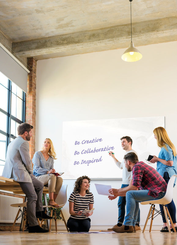 Nobo Whiteboard – 100 × 56 cm, Glas, magnetisch, Wandmontage, inkl. Stift, Magnete, Montagesatz