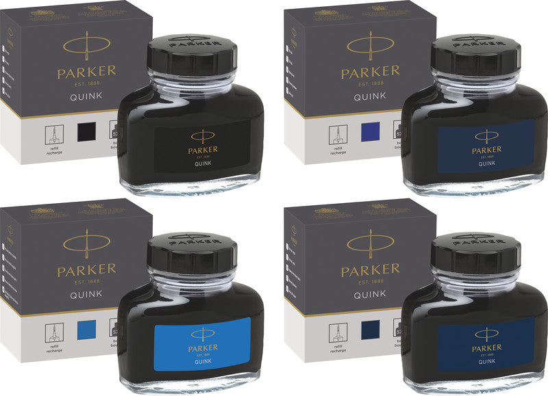 Parker Füllertinte für Kolbenmechanik, Konverter – Königsblau, auswaschbar, geruchsarm, 57 ml