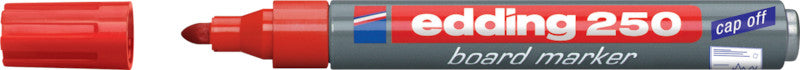 Edding Whiteboard-Marker 250 – Rundspitze 1,5-3 mm – Sortiert – 4er-Set – Trocken abwischbar