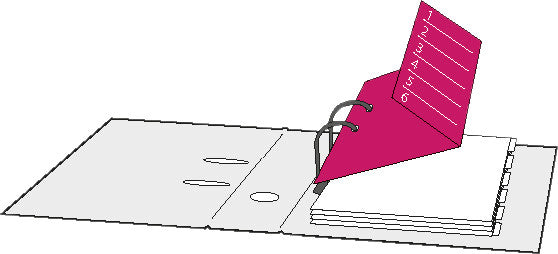 Biella SmartIndex Register – A4, 5-teilig, Karton, weiss, vorgedruckt, verstärkte Taben, Indexblatt