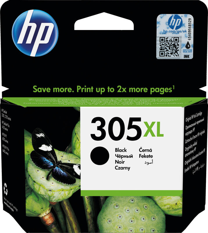 HP Tintenpatrone 305XL, Schwarz, 240 Seiten – für Tintenstrahldrucker/Multifunktionsgeräte
