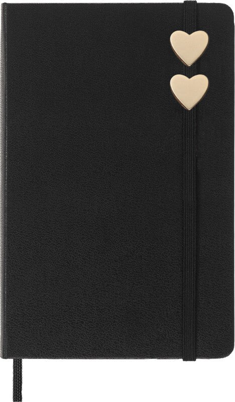 Moleskine Pin – Herz, Zinklegierung, Gold