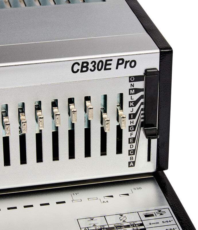 GBC CB30EPro Stanz- und Bindemaschine – Plastik- und Drahtbindung, für 21-Loch, A4, bis 30 Blatt