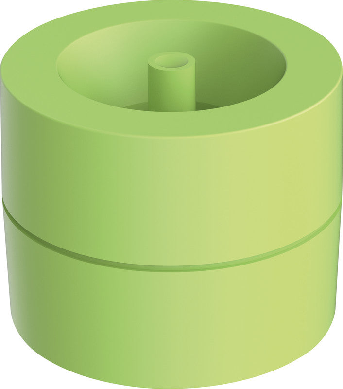 MAUL Klammernspender – Kunststoff, Limette, 73 × 60 mm
