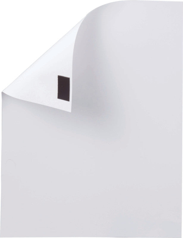 MAUL Magnetband – 25 × 10'000 mm, 1 mm dick, selbstklebend, schwarz/weiss