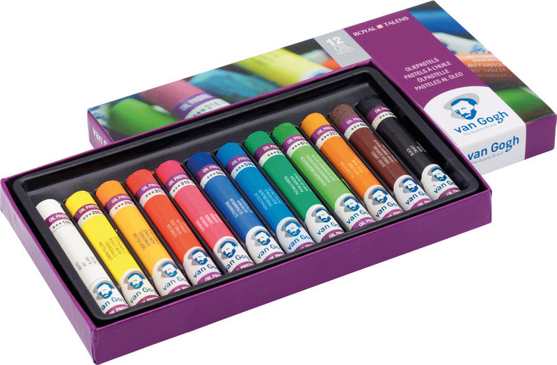 Van Gogh – Ölpastelle – Set – 12 Farben, für dunkles Papier