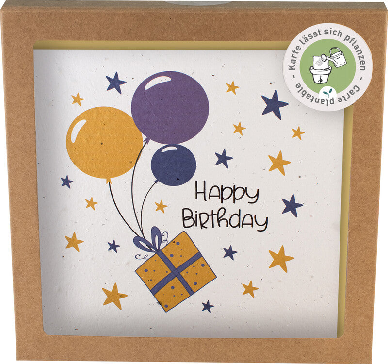Hervorragend Geburtstagsgrusskarte – 130 × 130 mm – mit Umschlägen, englischer Text, Papier, 5er Pack