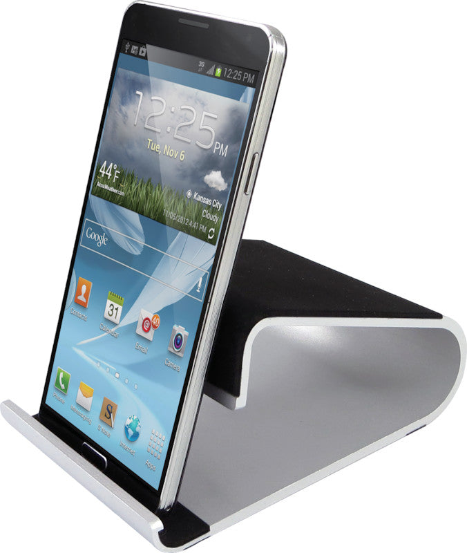 Helit Tablethalter – Aluminium, Silber