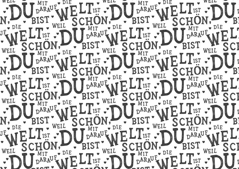 Braun + company Geschenkpapier Everyday By Nature – Die Welt ist schön – Kraftpapier, 70 g/m² – 700 × 2000 mm
