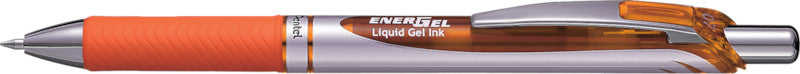 Pentel EnerGel X Gelschreiber – orange, 0,7 mm, schnelltrocknend, Druck, nachfüllbar