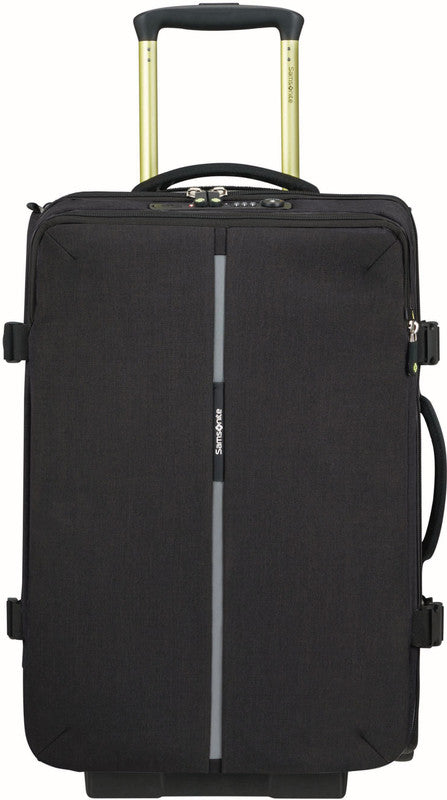Samsonite Rolling-Duffel Handgepäck – 39 l, Weichschale, 2 Rollen, mit TSA, Black Steel, 36 × 57 × 24 cm