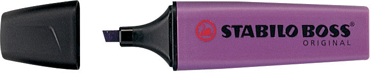 STABILO BOSS Original Arty Textmarker Set 10 Farben Pastell – Keilspitze, 2–5 mm, nachfüllbar