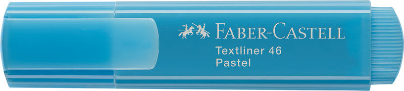 Faber-Castell 46 Pastell Textmarker Lichtblau – Keilspitze, 1–5 mm, nachfüllbar