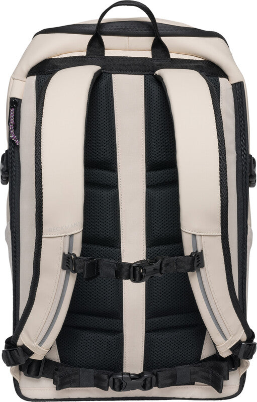 Beckmann Street FLX – Notebook-Rucksack – für 16"-Notebook, 28–33 l, rPET, creme