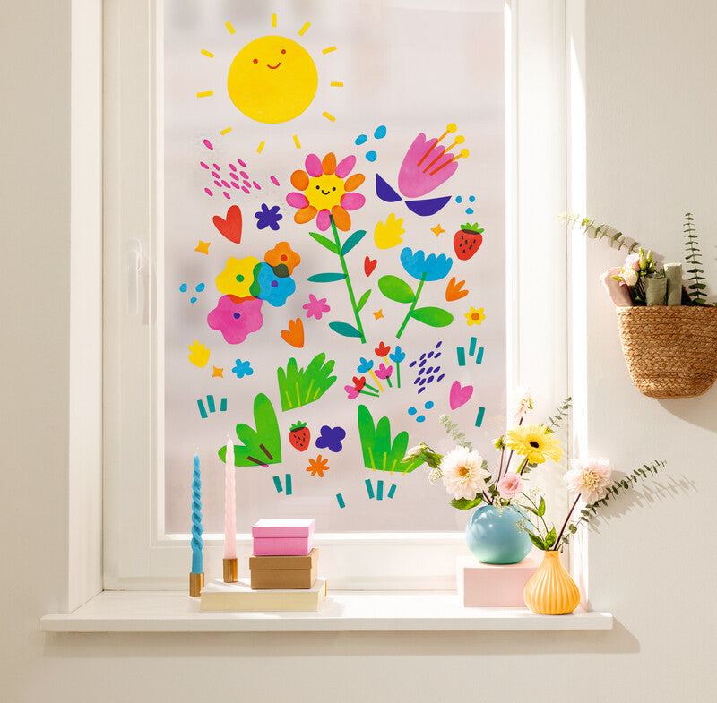 Folia Fensterfolien glatt – sortiert – 23,0 × 33,0 cm
