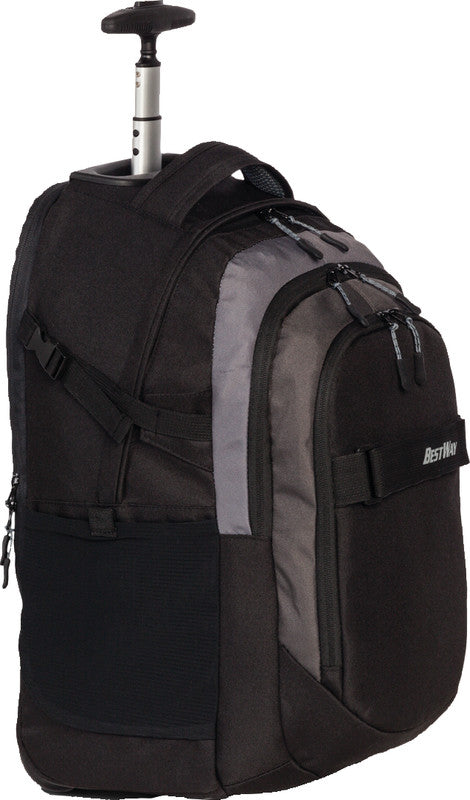 Bestway Notebook-Trolley – 21 l, für Notebooks bis 15", Weichschale, schwarz/mittelgrau, 31 × 51 × 21 cm