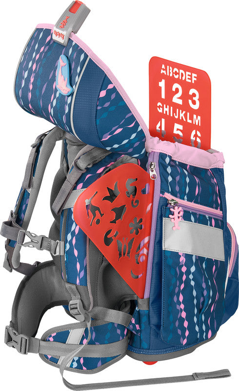 Step by Step Schulrucksack-Set 2in1 Plus – 6-teilig – Mermaid Bella – Recycelte Materialien