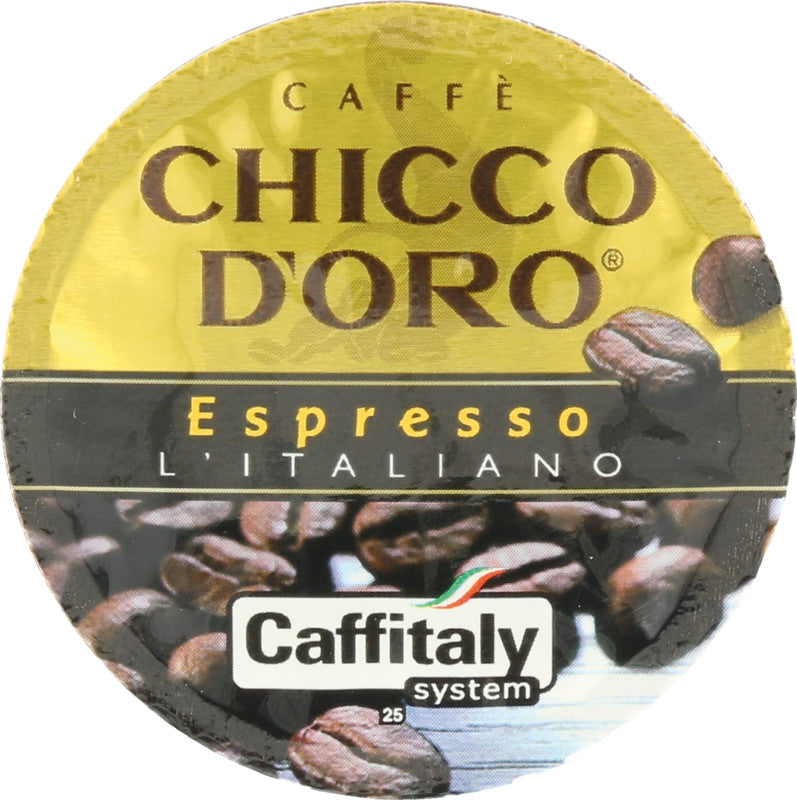 Chicco d'Oro Espresso Kaffeekapseln l'Italiano – für Caffitaly – Intensität 4.5/7 – 40 Kapseln