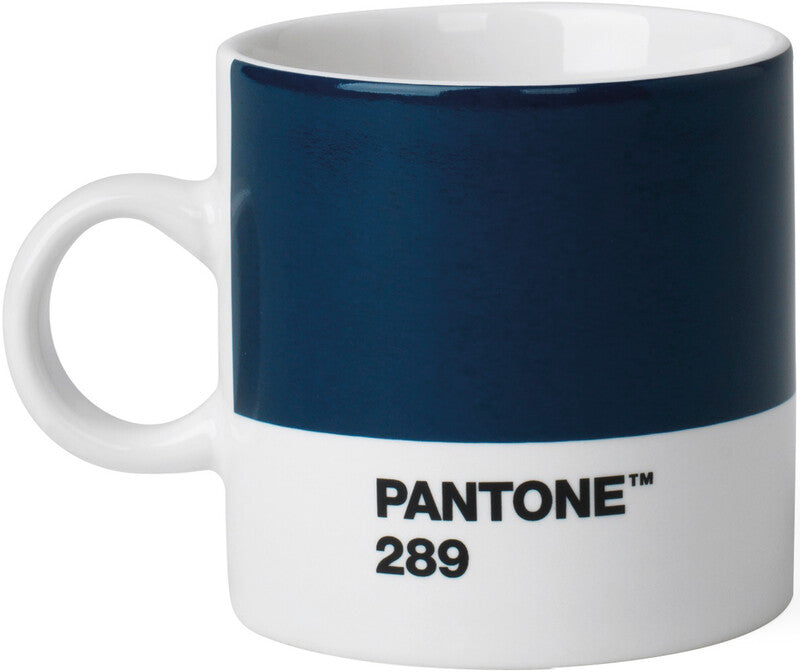 Pantone by copenhagen Espressotasse – 100 ml, Ø 6,0 cm, Feinporzellan, Dunkelblau, Nicht spülmaschinenfest
