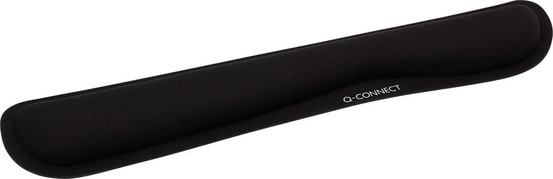 Q-CONNECT Tastatur-Handgelenkauflage – Memory Foam – 460×85×25 mm – Schwarz