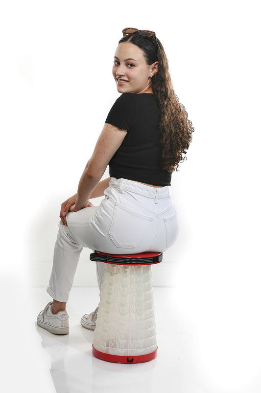 Wedo Hocker Sittoglow – Sitzhöhe 7–42 cm, 130 kg, Rot