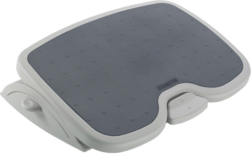 Kensington Fussstütze SmartFit SoleMate Plus – 45 × 35 × 9–12 cm, weiss/anthrazit