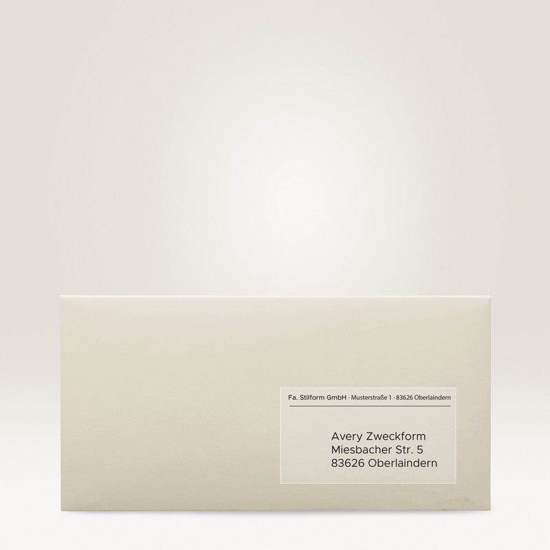 Avery Adress-Etiketten, 63,5 mm × 38,1 mm, transparent, Folie, permanent, 25 Blätter (525 Etiketten)