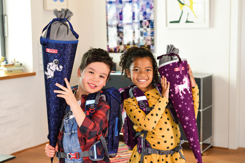 Step by Step Schultüte 70 cm × Ø 18 cm, 5 l – Motiv Einhorn Nuala – Serie 2IN1 – rPET