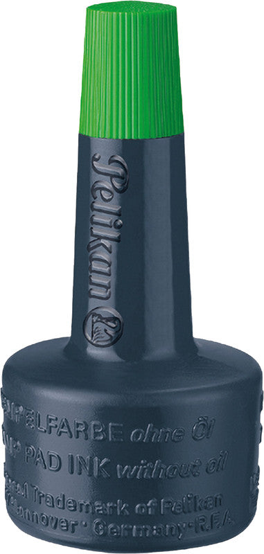 Pelikan Stempelfarbe – 28 ml, grün, Kunststoff, ohne Öl