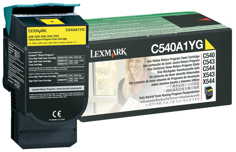 Lexmark Toner – Gelb, 1000 Seiten