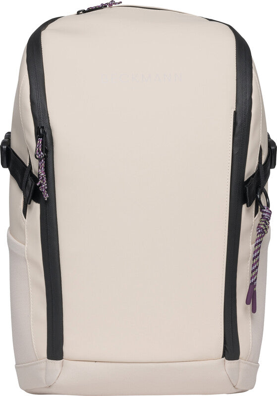 Beckmann Street Go – Notebook-Rucksack – für 16"-Notebook, 26 l, rPET, creme