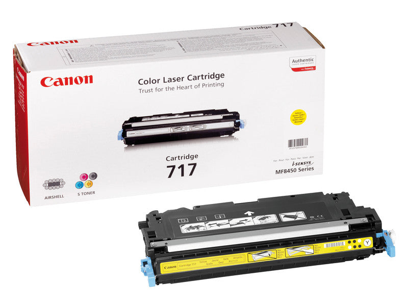 Canon Toner 717Y – gelb, 4000 Seiten